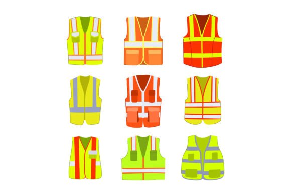 Download Safety Vest Set Cartoon Vector Illustrat - Premium Resources