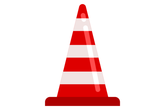 Download Traffic Cone Icon. Red Stripes Safety Py - Safety Collection