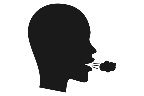 Download Cough Icon. Flu Symptom. Sickness Black - Sickness Collection