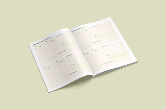 Download Sickness Record Tracker Kdp Interior - Sickness Collection